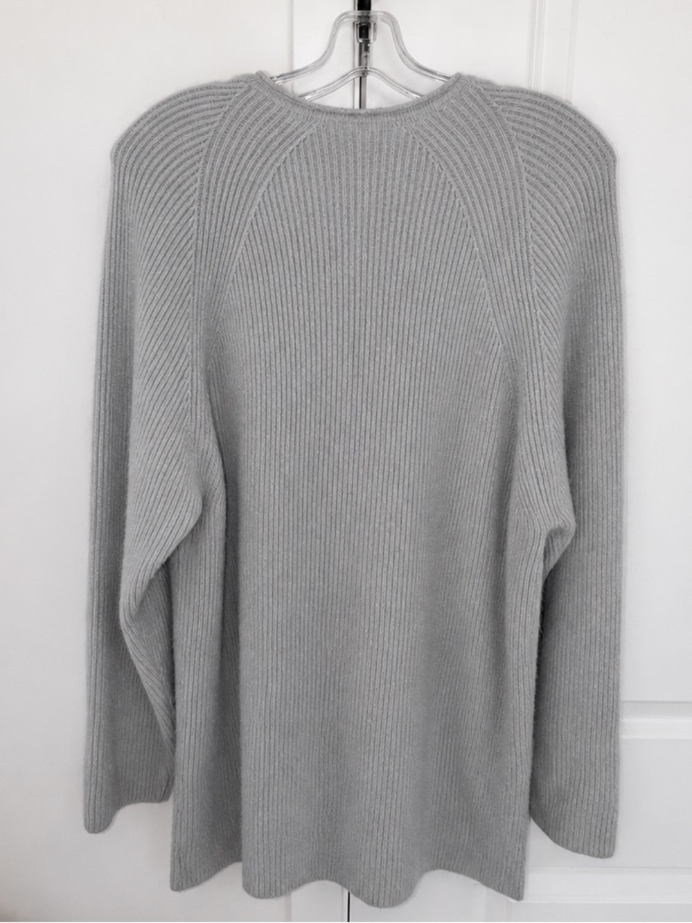 Jones New York Wool Angora Cardigan Gray Button Front Sweater | Size S | - Picture 7 of 8